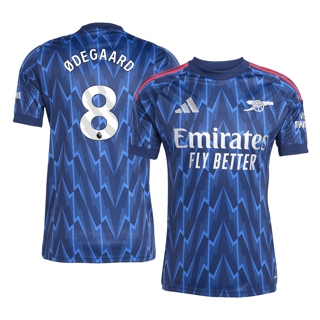 Koszulka piłkarska Arsenal 2025/26 wyjazdowa ØDEGAARD #8 - Kibula