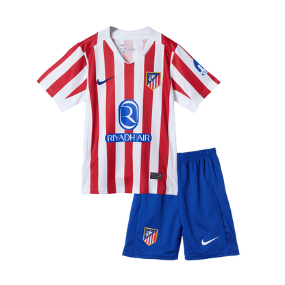Dziecięcy zestaw piłkarski Atlético Madryt 2025/26 domowy