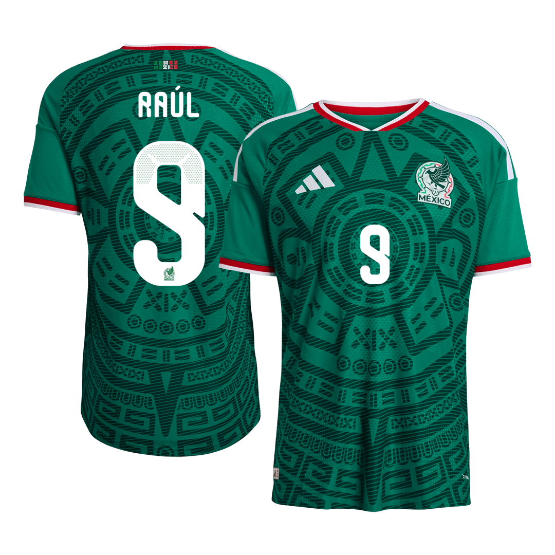 Koszulka piłkarska w wersji zawodniczej Meksyk Mundial 2026 domowa RAÚL #9