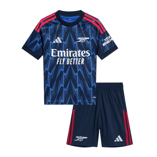 Dziecięcy zestaw piłkarski Arsenal 2025/26 wyjazdowy - Kibula