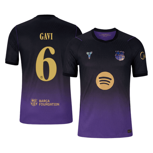 Koszulka piłkarska w wersji zawodniczej FC Barcelona UCL 2026/27 wyjazdowa GAVI #6