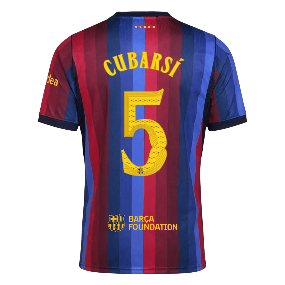 Koszulka piłkarska FC Barcelona UCL 2026/27 domowa CUBARSÍ #5 - Kibula
