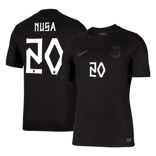 Koszulka piłkarska w wersji zawodniczej Norwegia Mundial 2026 wyjazdowa NUSA #20