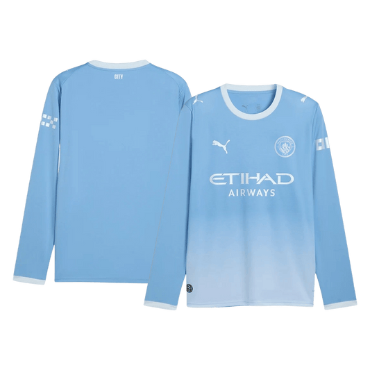 Koszulka piłkarska z długim rękawem Manchester City 2026/27 domowa