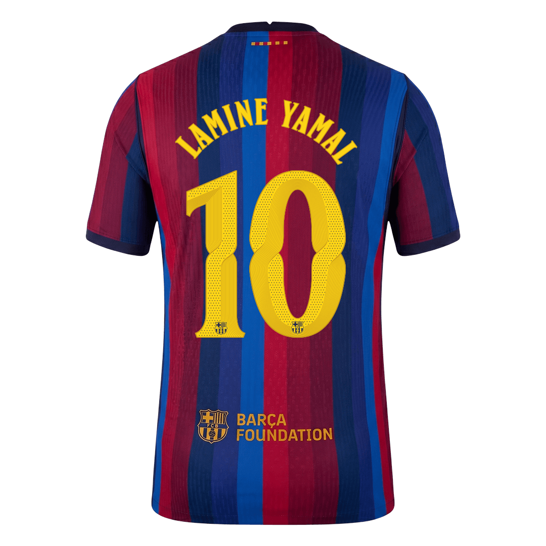 Koszulka piłkarska w wersji zawodniczej FC Barcelona UCL 2026/27 domowa LAMINE YAMAL #10