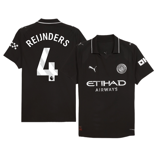 Koszulka piłkarska w wersji zawodniczej Manchester City 2025/26 wyjazdowa REIJNDERS #4