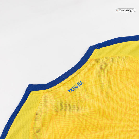 Koszulka piłkarska w wersji zawodniczej Ukraina Mundial 2026 domowa