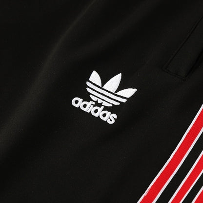 Męski dres treningowy Manchester United 2025/26 czerwono-czarny