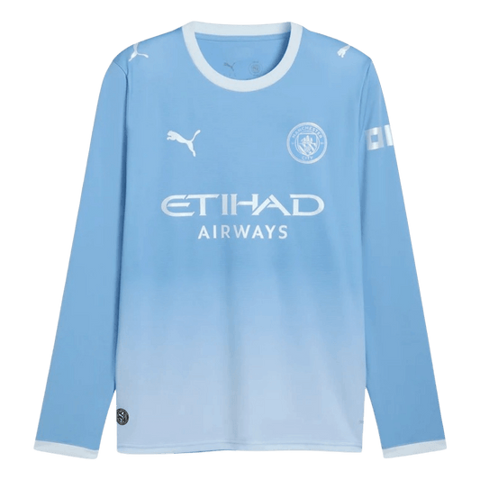 Koszulka piłkarska z długim rękawem Manchester City 2026/27 domowa