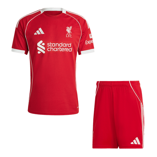 Męski zestaw piłkarski Liverpool 2025/26 domowy