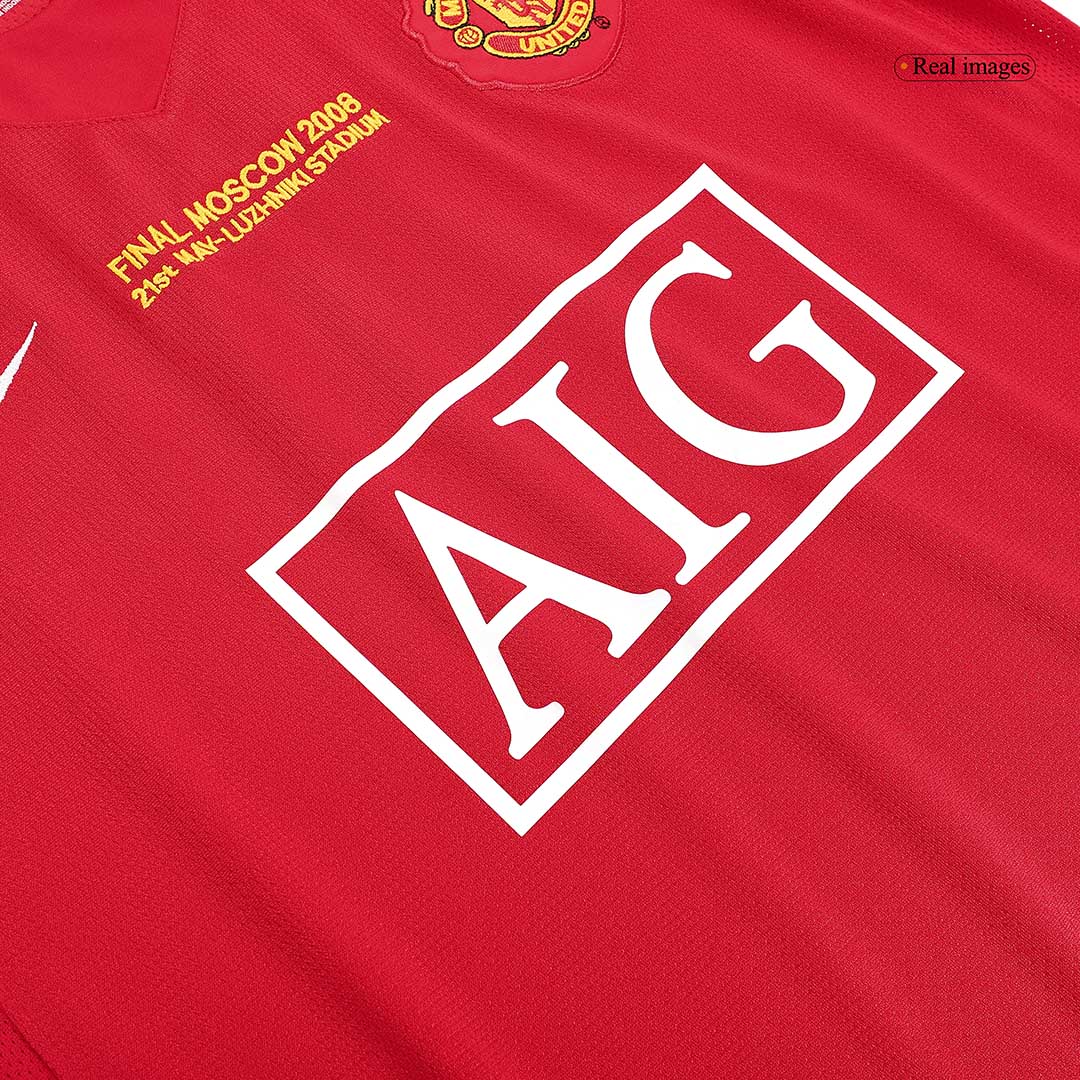 Koszulka piłkarska retro Manchester United UCL Final UCL 2007/08 domowa SCHOLES #18 - Kibula