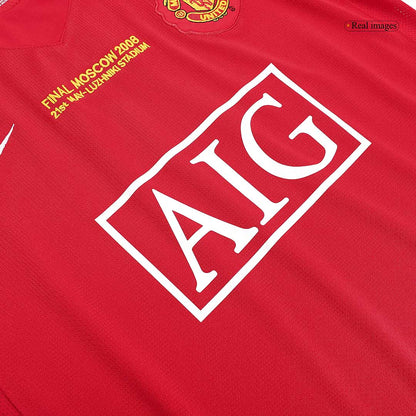 Koszulka piłkarska retro Manchester United UCL Final UCL 2007/08 domowa SCHOLES #18 - Kibula