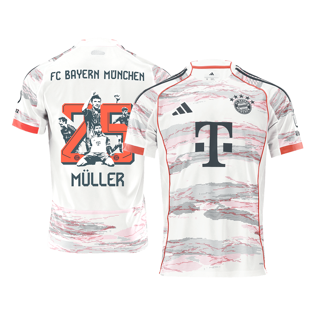 Koszulka piłkarska Bayern Monachium 2025/26 wyjazdowa MÜLLER Special #25 - Kibula