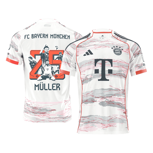Koszulka piłkarska Bayern Monachium 2025/26 wyjazdowa MÜLLER Special #25 - Kibula