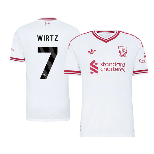Koszulka piłkarska w wersji zawodniczej Liverpool 2026/27 wyjazdowa WIRTZ #7