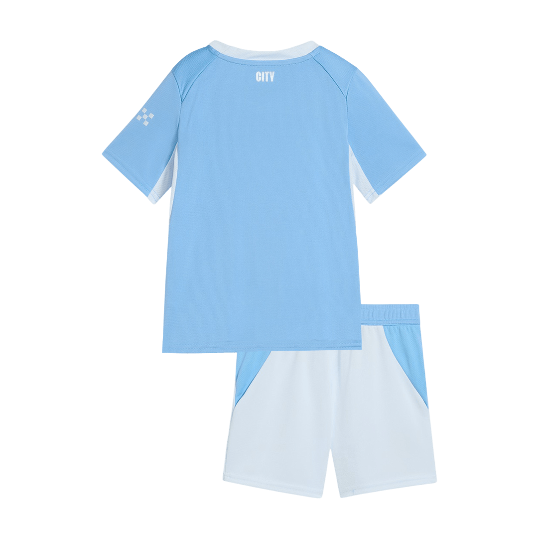 Dziecięcy zestaw piłkarski Manchester City 2026/27 domowy