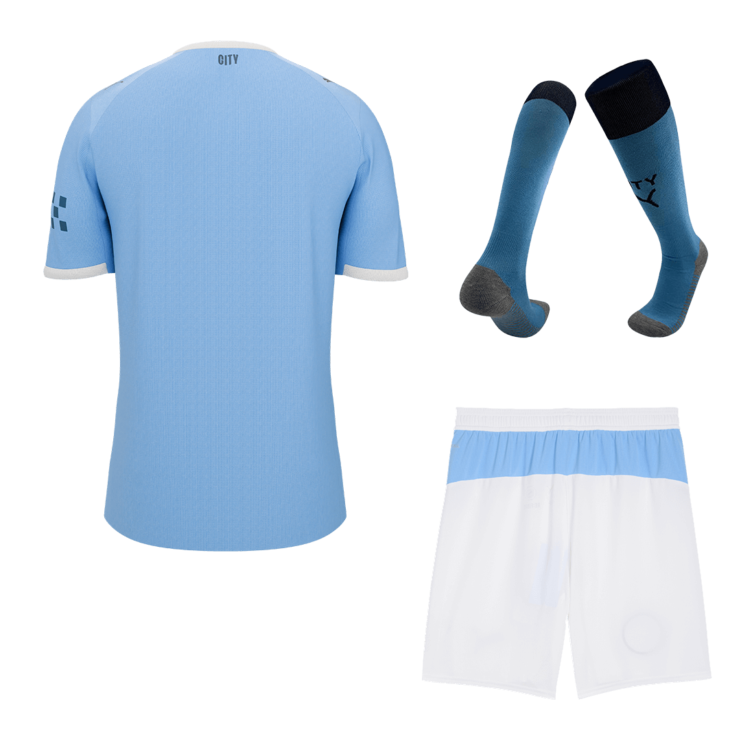 Męski pełny zestaw piłkarski Manchester City 2025/26 domowy