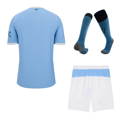 Męski pełny zestaw piłkarski Manchester City 2025/26 domowy