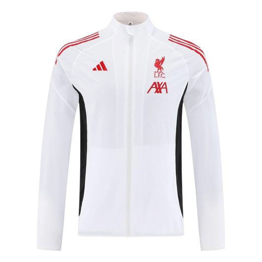 Kurtka przeciwwiatrowa Liverpool 2025/26 biała