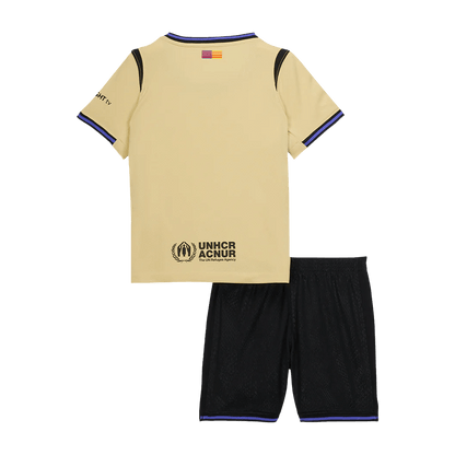 Dziecięcy zestaw piłkarski FC Barcelona 2025/26 wyjazdowy - Kibula