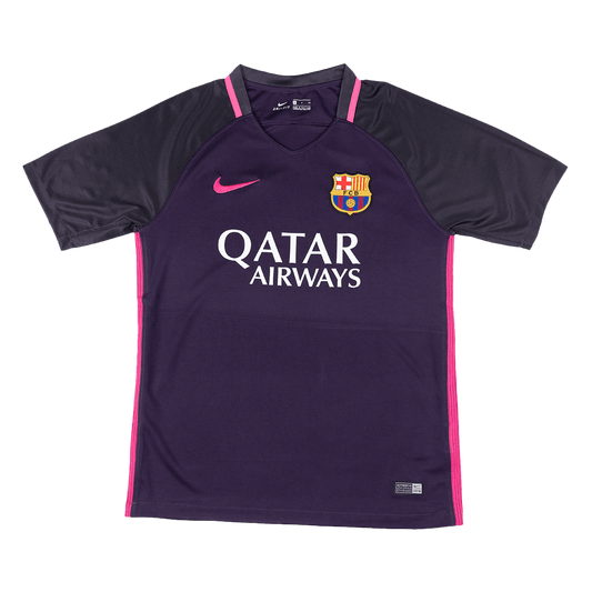 Koszulka piłkarska retro FC Barcelona 2016/17 wyjazdowa - Kibula