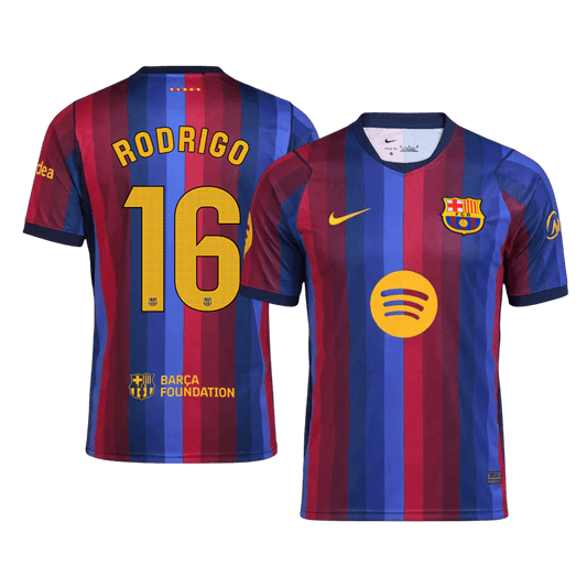 Koszulka piłkarska FC Barcelona 2026/27 domowa RODRIGO #16