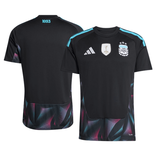 Koszulka piłkarska bramkarska Argentyna Mundial 2026 czarna