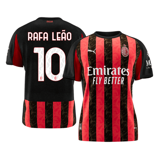 Koszulka piłkarska AC Milan 2025/26 domowa RAFA LEÃO #10