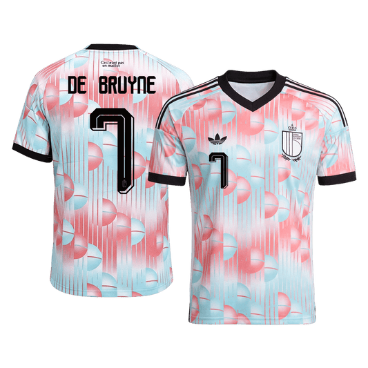 Koszulka piłkarska Belgia Mundial 2026 wyjazdowa DE BRUYNE #7