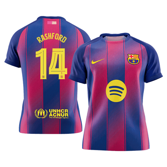 Koszulka piłkarska FC Barcelona UCL 2025/26 domowa RASHFORD #14