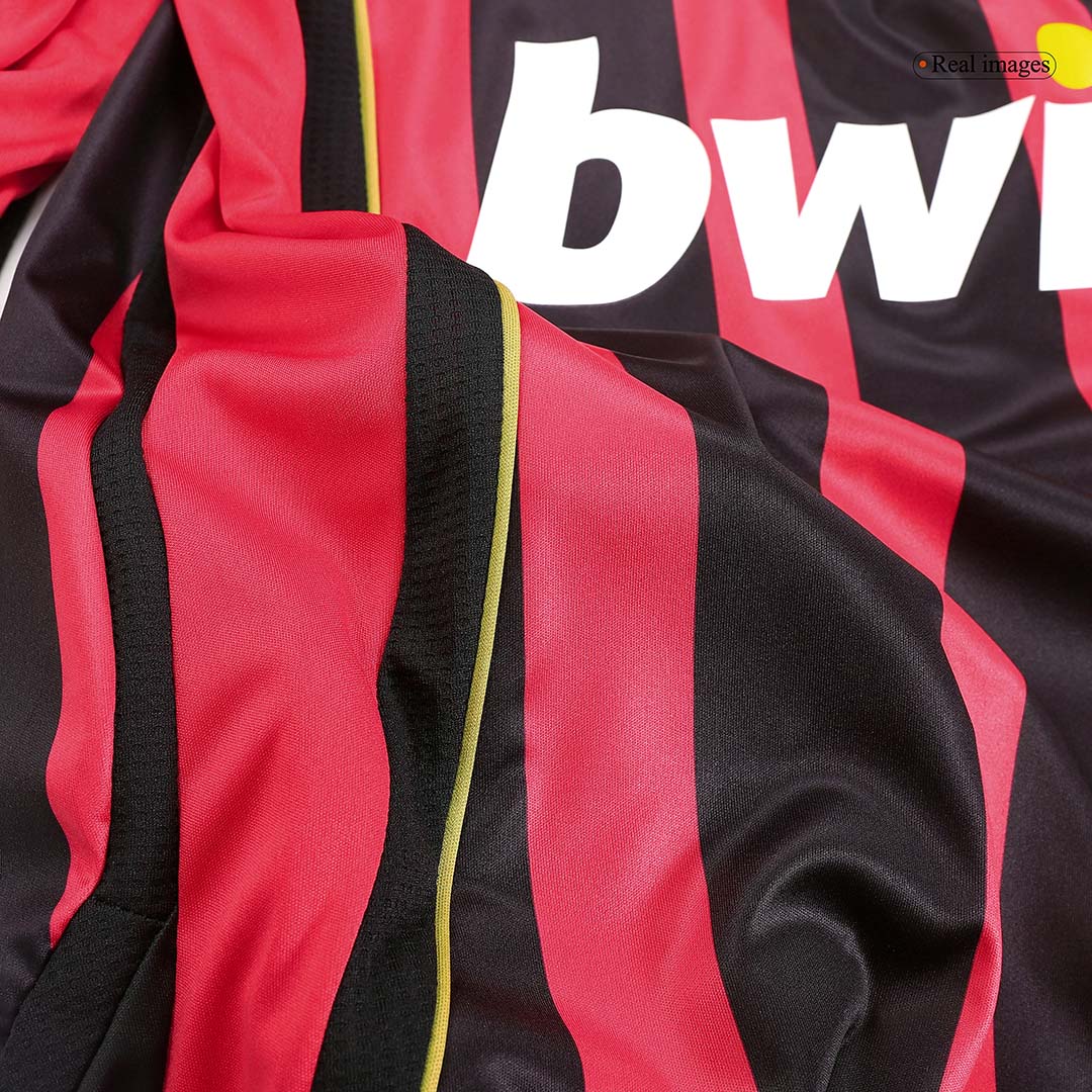 Koszulka piłkarska retro z długim rękawem AC Milan 2006/07 domowa RONALDO #99 - Kibula