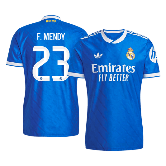Koszulka piłkarska w wersji zawodniczej Real Madryt 2025/26 trzecia F. MENDY #23