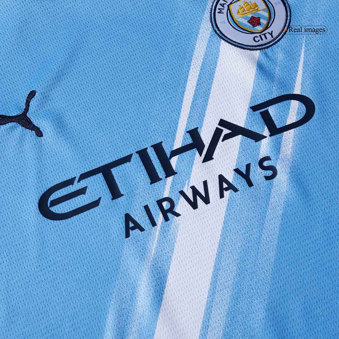 Dziecięcy zestaw piłkarski Manchester City 2025/26 domowy