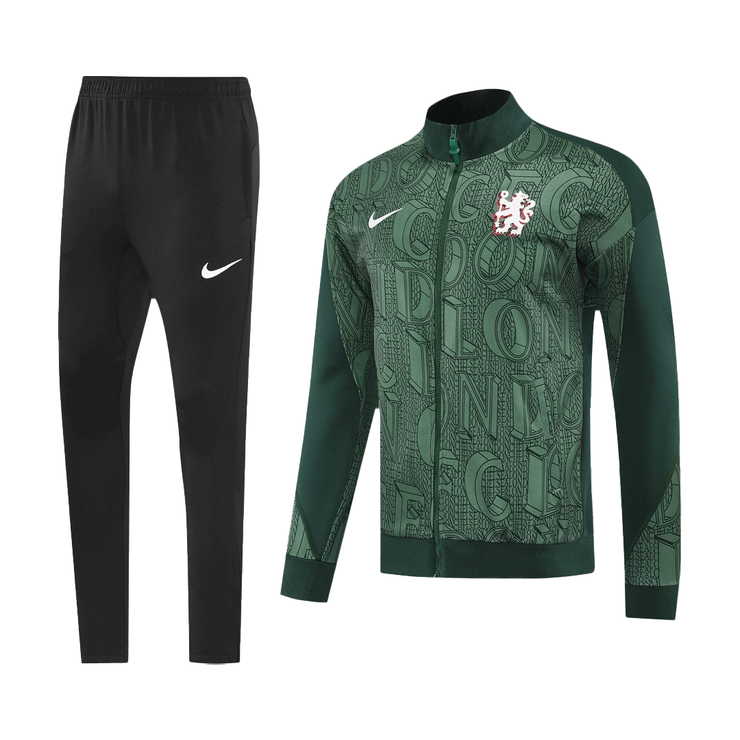 Męski dres treningowy Chelsea 2025/26 zielony - Kibula