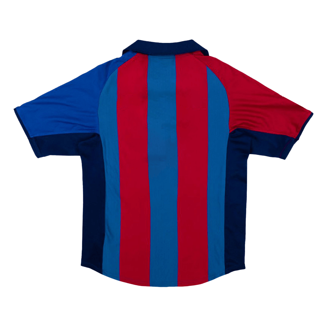 Koszulka piłkarska retro FC Barcelona 2001/02 domowa - Kibula