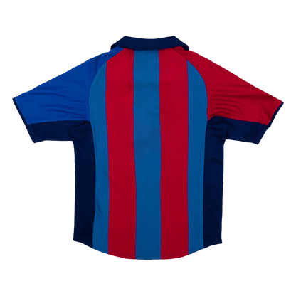 Koszulka piłkarska retro FC Barcelona 2001/02 domowa - Kibula