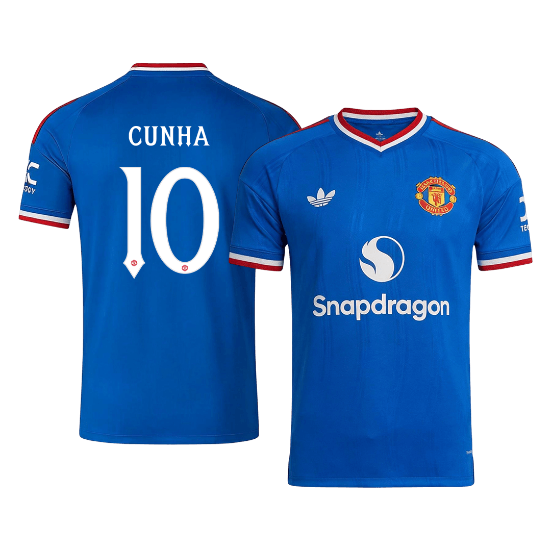 Koszulka piłkarska Manchester United UCL 2026/27 wyjazdowa CUNHA #10