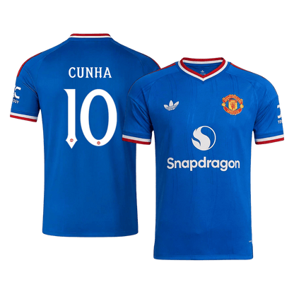 Koszulka piłkarska Manchester United UCL 2026/27 wyjazdowa CUNHA #10
