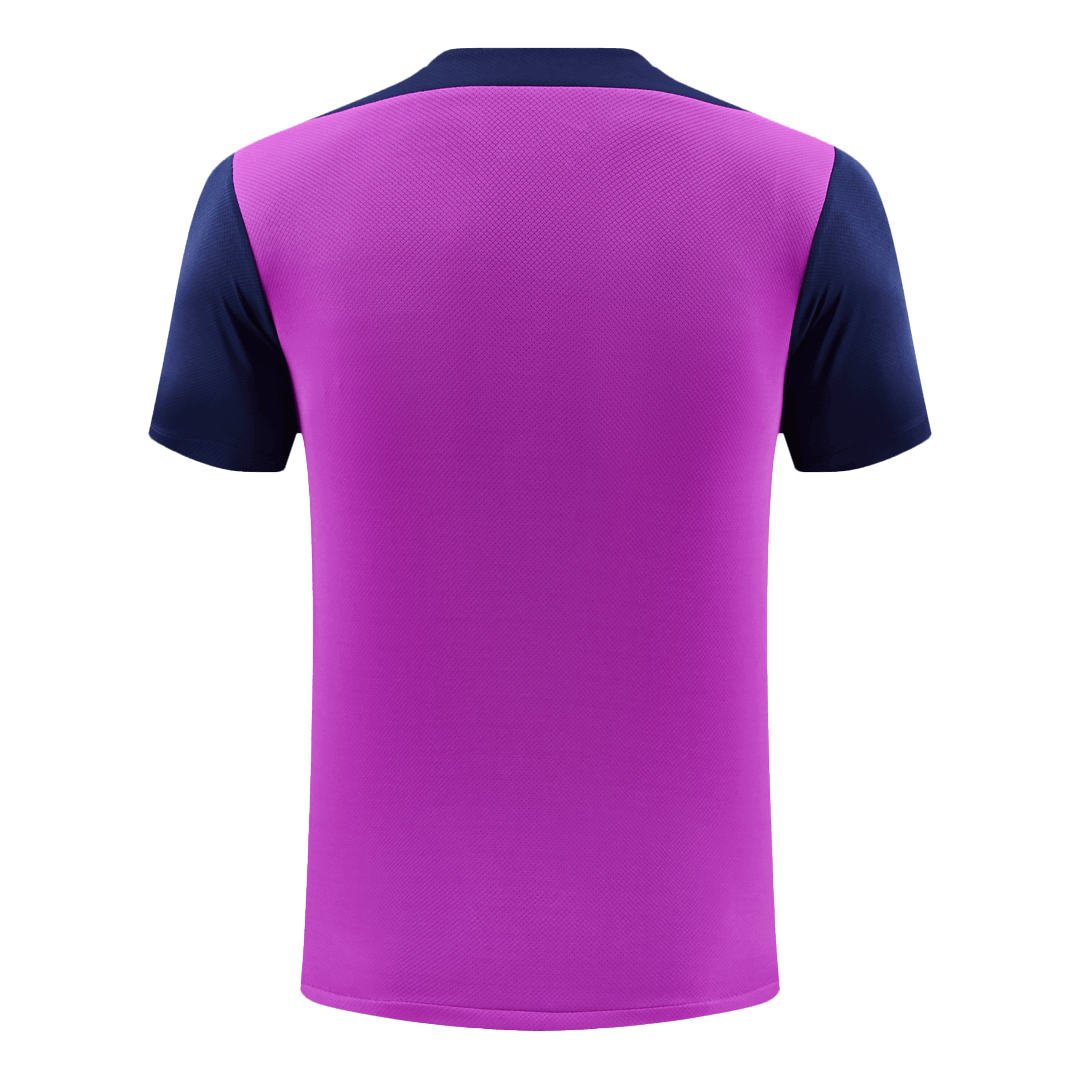 Koszulka piłkarska FC Barcelona 2025/26 przedmeczowa fioletowa - Kibula