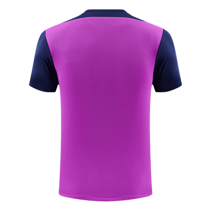 Koszulka piłkarska FC Barcelona 2025/26 przedmeczowa fioletowa - Kibula