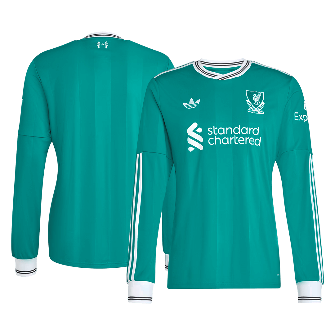 Koszulka piłkarska z długim rękawem Liverpool 2025/26 trzecia