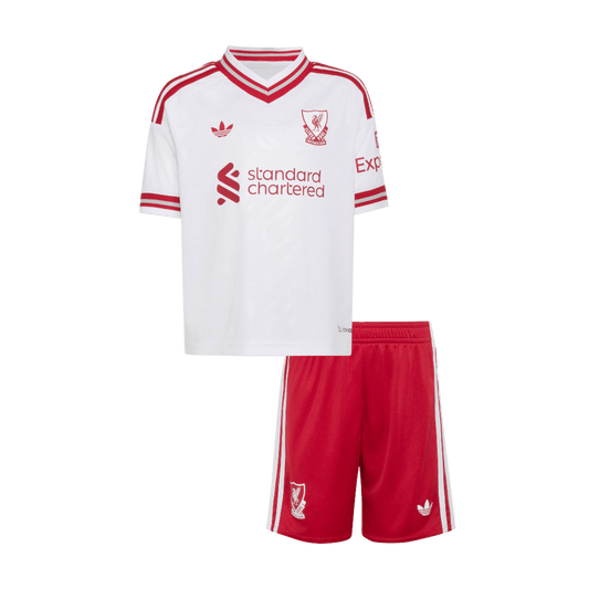 Dziecięcy zestaw piłkarski Liverpool 2026/27 wyjazdowa