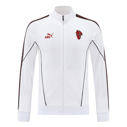 Kurtka treningowa AC Milan 2025/26 biała - Kibula