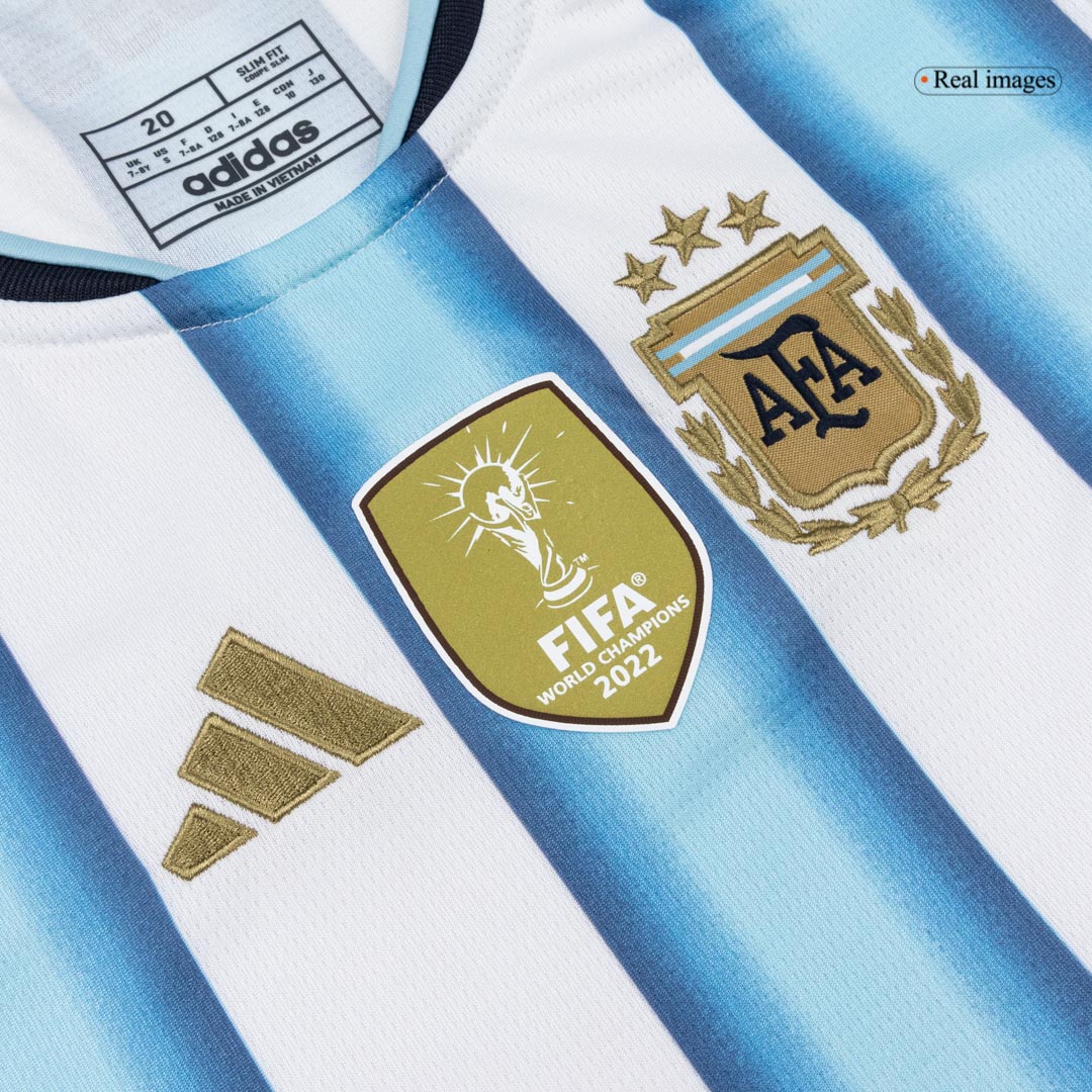Dziecięcy zestaw piłkarski Argentyna Mundial 2026 domowy MESSI #10