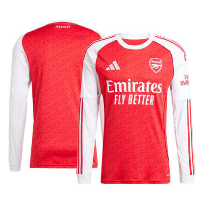 Koszulka piłkarska z długim rękawem Arsenal 2025/26 domowa - Kibula