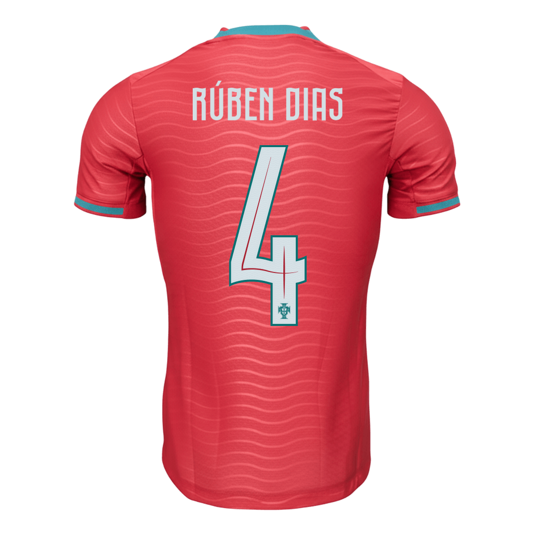 Koszulka piłkarska w wersji zawodniczej Portugalia Mundial 2026 domowa RÚBEN DIAS #4
