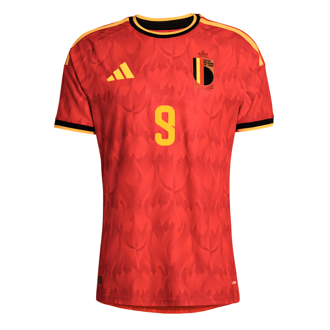 Koszulka piłkarska w wersji zawodniczej Belgia Mundial 2026 domowa LUKAKU #9
