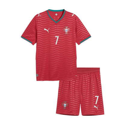 Dziecięcy zestaw piłkarski Portugalia Mundial 2026 domowy RONALDO #7