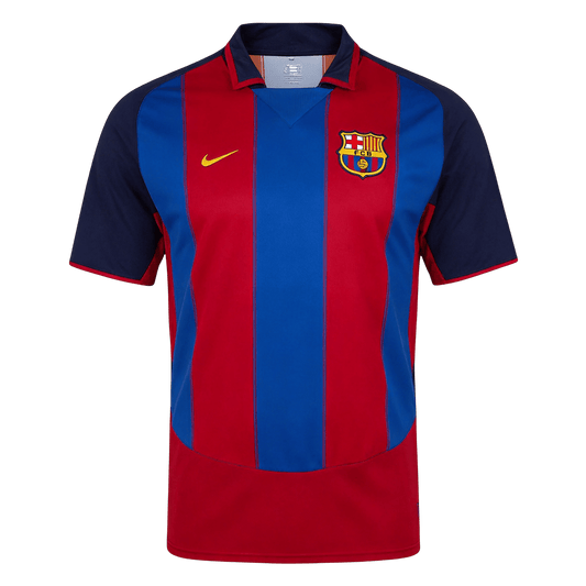 Koszulka piłkarska retro FC Barcelona 2003/04 domowa - Kibula