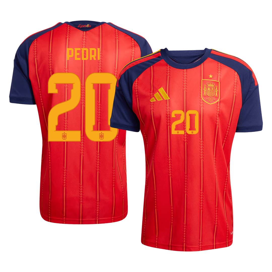 Koszulka piłkarska Hiszpania Mundial 2026 domowa PEDRI #20